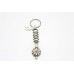 Key Chain Solid Silver For Charms Key Holder Hand Engraved Traditional D42
